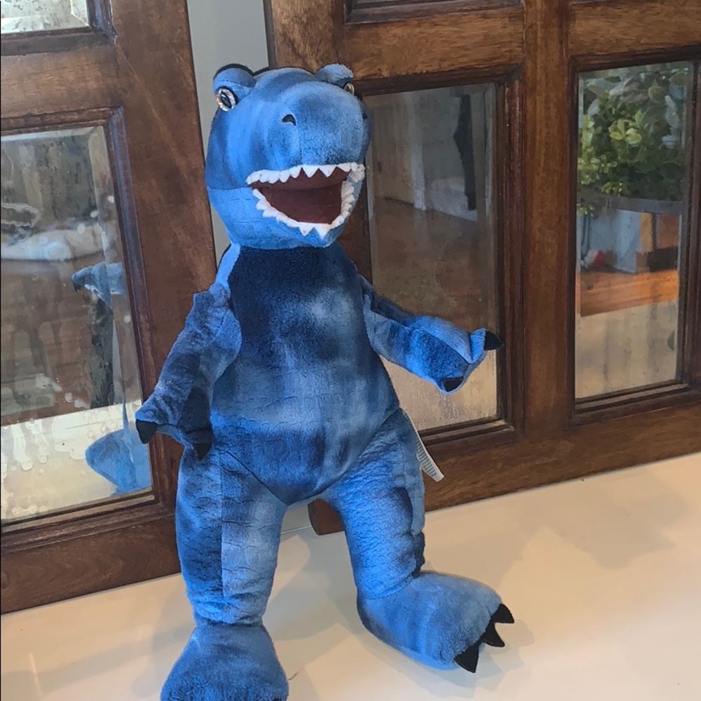 Build A Bear Dinosaur Blue Tyrannosaurus Rex Jurassic Plush T Dino Doll Terrance
